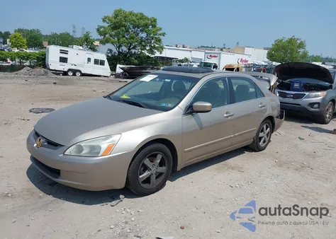 2003 Honda Accord Ex z USA, uszkodzony, nr VIN 1HGCM56623A132140
